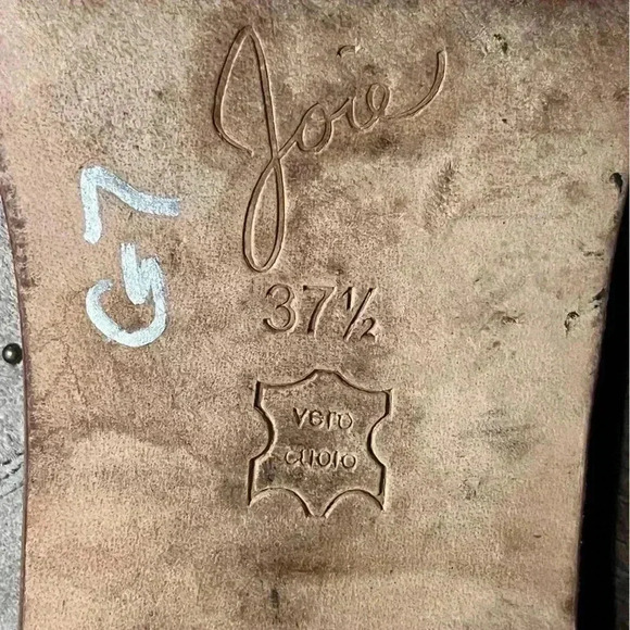 Joie Studded Grey Booties Inside Zip Boots Womens size 37.5 US size 7.5 - Picture 7 of 9